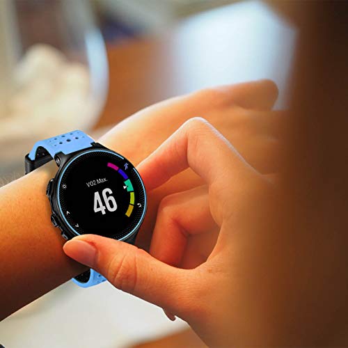 Image of Band Compatible with Garmin Forerunner 235, Soft Silicone Replacement Watch Band Strap Wristband for 220 /230 /235 /620 /630 /735XT /235 Lite Smart Watch for Women Men