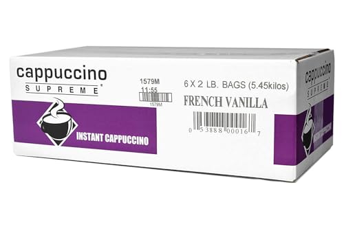 Cappuccino Supreme French Vanilla Instant Cappuccino Mix 6 x 2