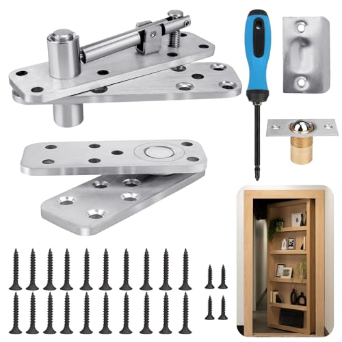 Hidden Door Hinge Pivot, 570lbs Heavy Duty Invisible Door Hardware