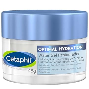 Cetaphil Optimal Hydration Water Gel Hidratante Com Ácido Hialurônico 48g