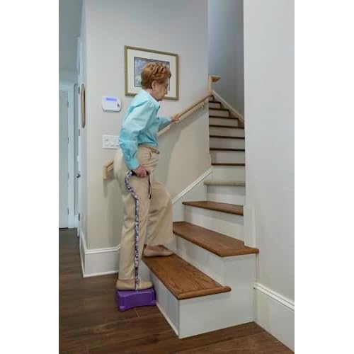 EZ-Step Stair Climbing Assist Cane – Stair Lift for Seniors, Mobile Stairlift,…