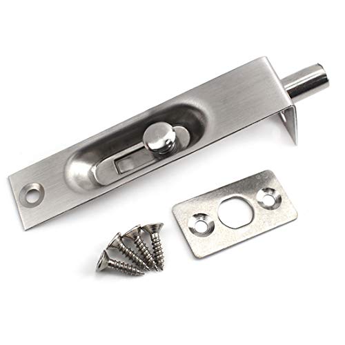 Paquete-de-2 8" Pernos de puerta oculta para la puerta de seguridad invisible Puerta invisible, tornillos incluidos