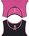Buyless Fashion Girls Underwear Set - Tagless Cami Tank Matching Panties - Soft Cotton w/Colored Trim, Toddler - Teen Size (12 Pack) - TB12-GA-5-6