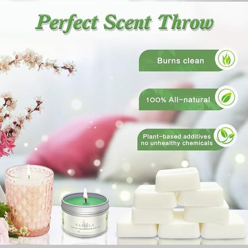 O kit de fabricação de velas, inclui cera de soja de 1 kg para fabricação de velas, corantes de cera