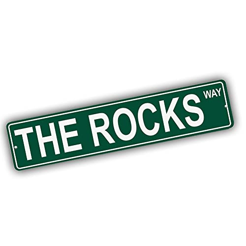 Brotherhood Aluminum Road Sign for The Rocks - Wyoming Mountain Wall Decor