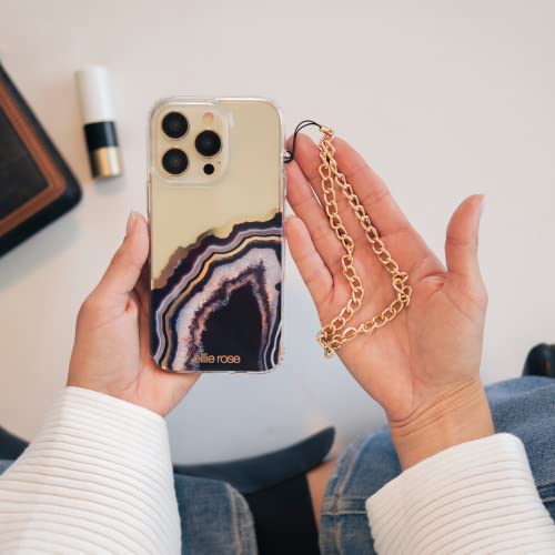 Ellie Rose – Phone Charm Metal Phone Chain Chunky Lanyard Wristlet Bracelet Strap Phone Case Accessories Decoration For Women (Gold-Tone Chain) #TOP6