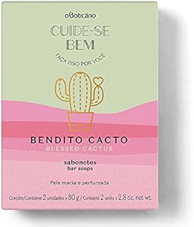 Sabonete em Barra Cuide-se Bem Bendito Cacto 2x80g