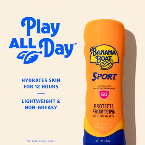 Banana Boat Sport Ultra SPF 50 Sunscreen Lotion, Oxybenzone Free, Family Size, 12oz - image 3