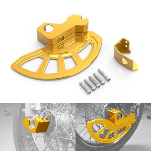 Housse de protection de disque de frein avant dorée pour rouler en sécurité en DRZ400SM