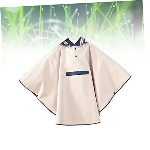 Kids Raincoat Poncho Cape Rainwear Hooded One-piece for Boys Girls Kids Rain Jacket Waterproof Size m3