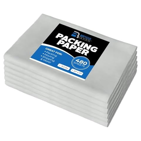Packing Paper Sheets for Moving - 15lb - 480 Sheets Cover