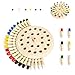 Memory Match Stick Ajedrez Memory Ajedrez de madera, Wooden Memory Chess, Memory Chess Multicolor Match Stick de madera Juego de mesa Juguetes Niños Desarrollo Inteligente Puzzle educativo