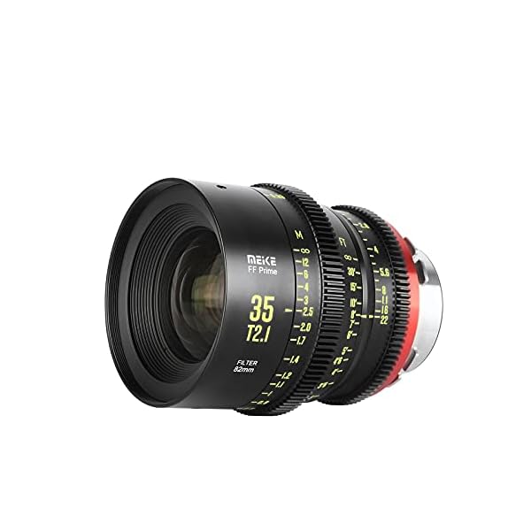 MEKE 35 mm T2.1 Full Frame Manueller Fokus Cinema Objektiv für Arri PL-Mount Cinema Kameras