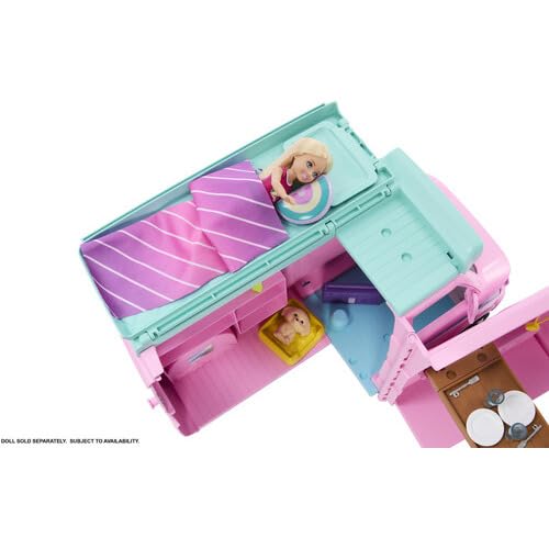 Barbie Dream Land Road Trip Camper Vehicle zestaw do zabawy