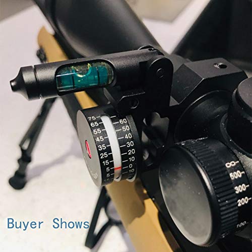 WestHunter Angle Cosine Indicator with Bubble Level,1\"/30mm Tube Hunting Rifle Scope Mounts,Precision Shooting Optics Accessories,1 Pcs