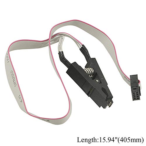 Xingyheng Sop8 To Dip8 Test Clip Motherboard Bios Chip 8 Pin Wide And Narrow Body Universal Flash Chip Ic Test Clips Socket Connector Programmer #TOP1