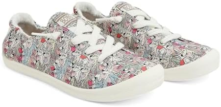 Skechers womens Sneaker, White Mutli, 7.5 US | Image 1
