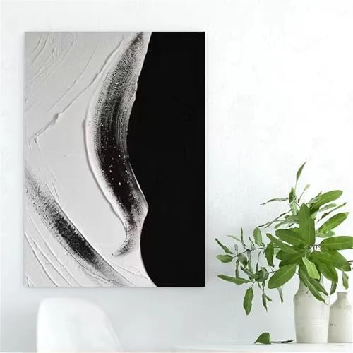 Tableau sur toile grand format abstrait chic avec finitions dorées - 2