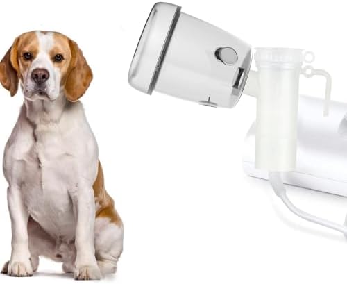 Cat Nebulizer Cup and Inhaler Mask for Cats, White, Oxygen Mask f...