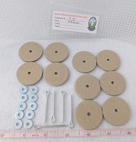bangdan Joints for Complete Teddy Bear, Plush Animal, 35mm 5 Millboard Joints