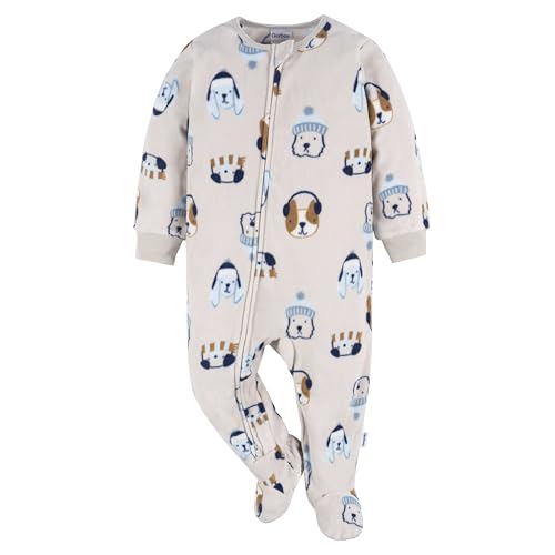 Image of Gerber Baby & Toddler Fleece Footed Pajamas 2-Pack