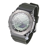 CASIO カシオ G-SHOCK ジーショック Gショック GM-2100 SERIES 腕時計 時計 メンズ アナデジ ステンレス グリーン ガンメタ GM-2100B-3A [並行輸入品]