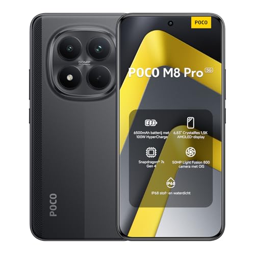 XIAOMI POCO M8 Pro Smartphone 8+256GB Black 6500mAh(typ) Battery