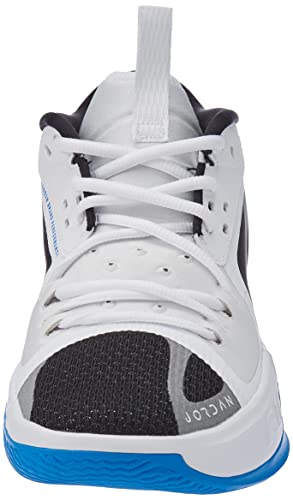 Nike Jordan Mens Zoom Separate White Black Photo Blue Basketball Shooes (White Photo Blue Black Metallic Silver, US Footwear Size System, Adult, Men, Numeric, Medium, 12)2