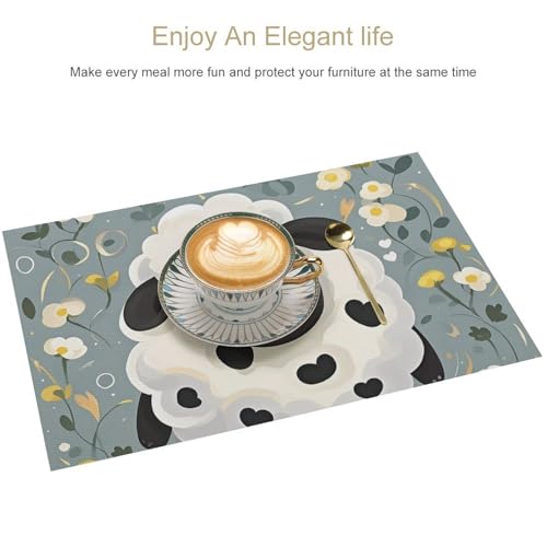 Sets de table anti-tache lavables pour préserver vos meubles en bois