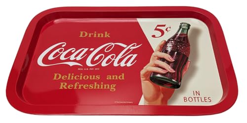 The Tin Box Company Coca Cola Rectangular Tin Tray (778427-12), Red
