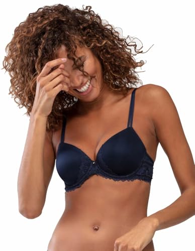 Mey Dessous Serie Luxurious Damen Schalen-BHS Night Blue 80C(80C)