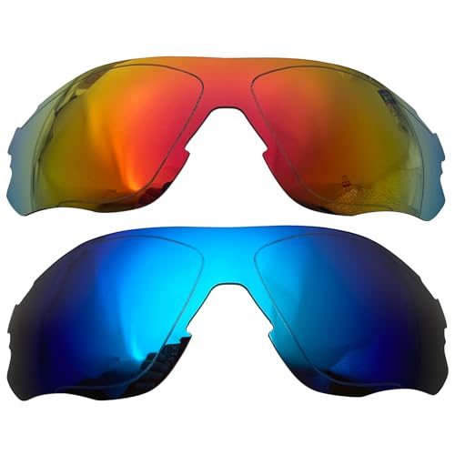 Wetnenss Replacement Lenses for EV Zero Path OO9308 Sunglass/1.5mm polarized/easy to install (blue)