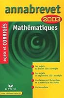 Mathématiques, sujets 2003 2218740281 Book Cover