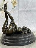 EUROPEAN BRONZE Beautiful Woman Nude Female Sculpture Statue Gift Bronze European Finery Figurine Handmade Gift Home Bronze Statue