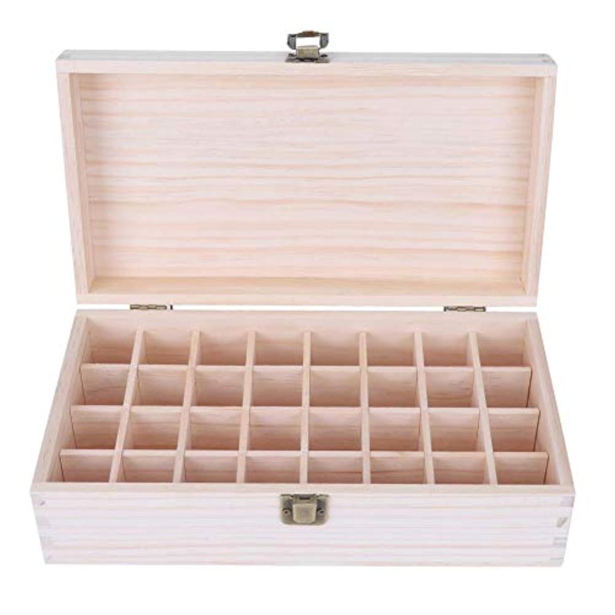 Durable Essential Oil Storage Box with 32 Grids, Makeup Case