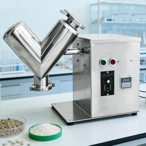V-Type Dry Powder Mixer 2L Stainless Steel Blender