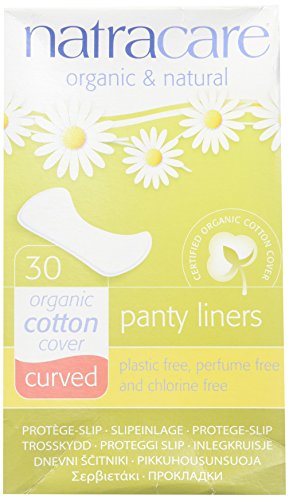 Natracare Panty Liners Curved 30 unidades (2 paquetes)