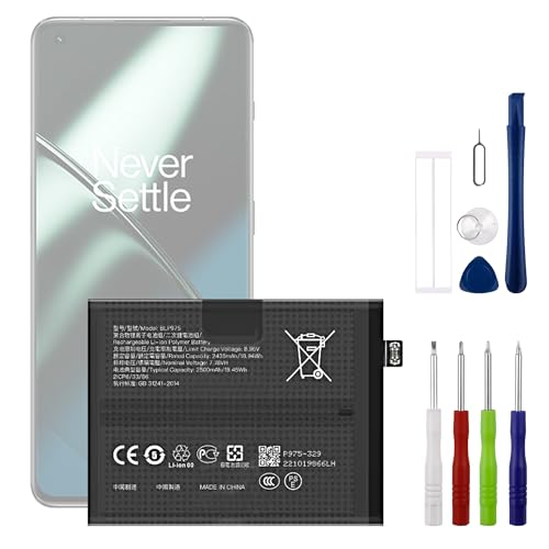 LNANMUXI BLP975 3.8V 2500mAh Battery, Compatible with OnePlus 11 PHB110, CPH2449, CPH2447,Comes with a Battery Installation Tool