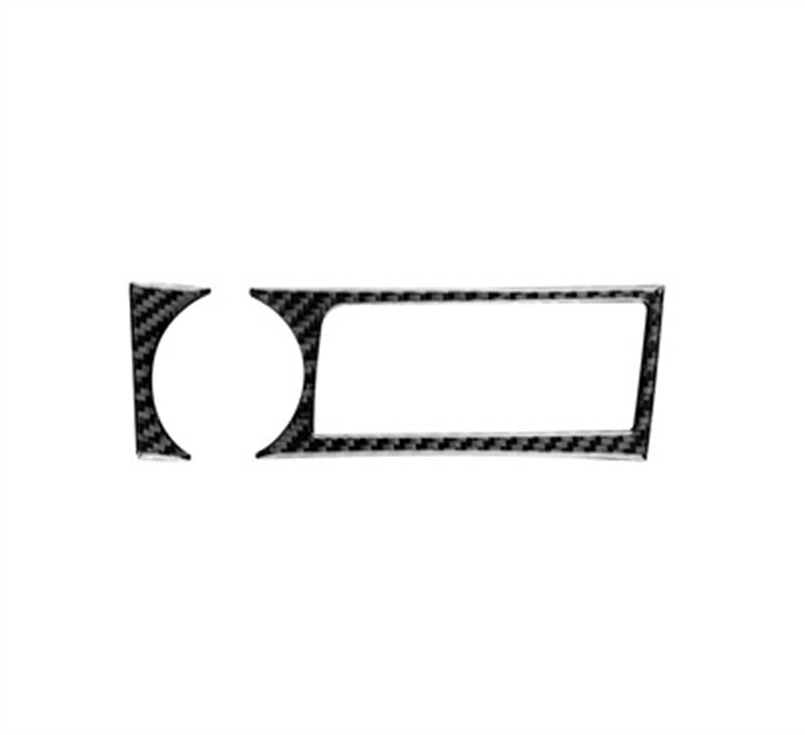 Real Carbon Fiber Car Interior Start Stop Button Frame Centra Trim Sticker for Subaru BRZ 2012-2020 Anti-dust(Black Carbon)