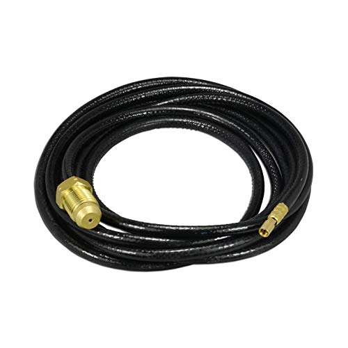 Power Cable Hose For Wp-20 Tig Welding Torch 12" Feet Connector: 7/8-14Lh 1/4-28 Wire 6Mm2 (Wp-20 12") #TOP8