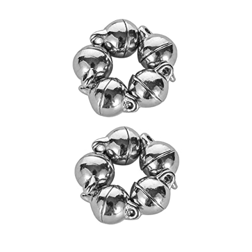 STOBOK 10 Piezas De Cierres Para Collar De Joyería Clip De Piedra Hebilla De Bricolaje Cierre De Piedra Accesorios