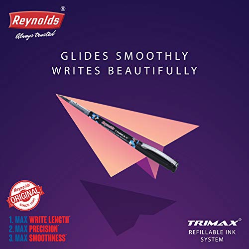 Bolígrafos Reynolds Trimax 0.5mm Negra Pack 5 miniatura 2