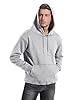 Kissonic Men's Fleece Hoodie Pullover Long Sleeve Sherpa Lined Warm Hooded Sweatshirt, Grey, XXL #3