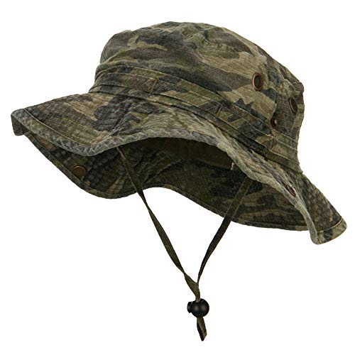 Mg Camouflage Washed Hunting Hat - Camo L #TOP5