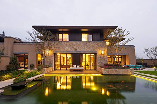 Lj Outdoor Stainless Steel Waterproof Bulkhead Lights (Silver + Frosted Glass Shade) #TOP5