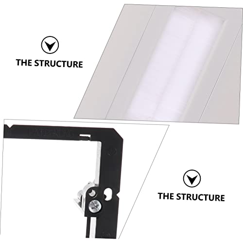 CRILSTYLEO Suporte de ferramentas de painel com 3 peças, placa de escova de dados, alça de acesso de