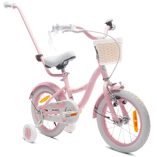 Sun Baby Bicicleta Para Niñas Flower Bike, Tamaño De Rueda 12 14 16 Pulgadas, Con Barra De Empuje Desmontable, Bicicleta Infantil Para Niñas D Sun Baby Bicicleta Para Niñas Flower Bike, Tamaño De Rueda 12 14 16 Pulgadas, Con Barra De Empuje Desmontable, Bicicleta Infantil Para Niñas D
