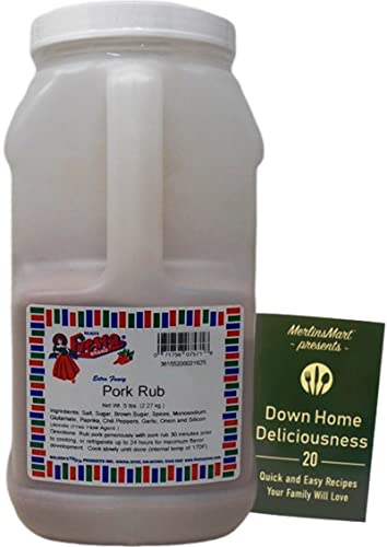 Bolner's Fiesta Extra Fancy Pork Rub Meat Seasoning (5 Lb.) Plus Recipe Booklet Bundle #TOP3