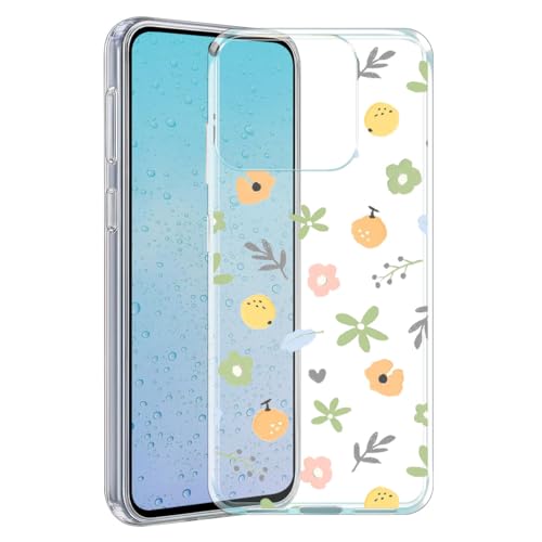 YonderYM Case Compatible with ZTE Blade A55, Shockproof Thin Cover, Yellowing-Resistant Slim Transparent TPU Phone Case Patterns18