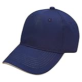 Structured low profile Ouray Sportswear Unisex-Erwachsene Flip Visor Lightweight Epic Cap Hut, Deep Blue/Silver, Einstellbar